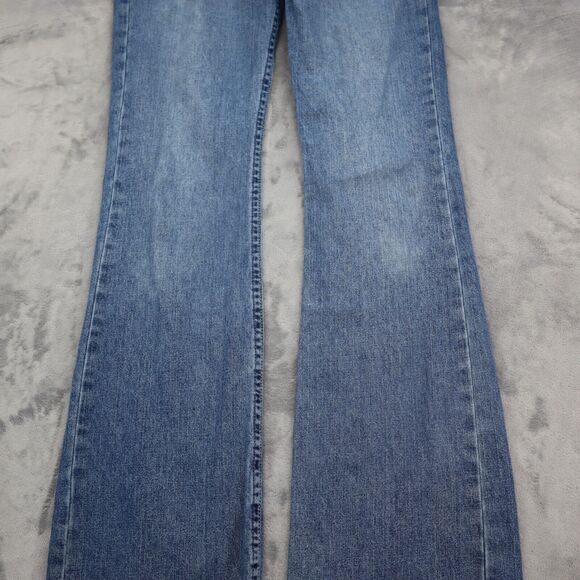 Silver Jeans Pants Womens 29 Blue Bootcut Mid Rise Button Zip Casual Denim - Picture 13 of 16